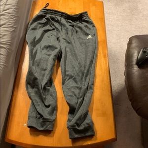 Gray adidas sweatpants